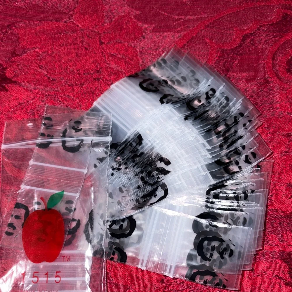 100 Clear Resealable Jewelry Ziploc Bags